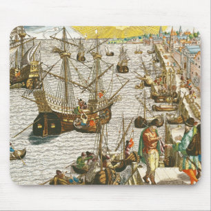 Departure from Lisbon for Brazil Mouse Pad