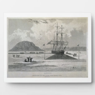 Departure of the boats from Hecla Cove, June 21, 1 Plaque