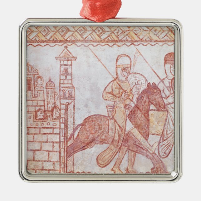 Departure of the Crusaders Metal Tree Decoration (Front)
