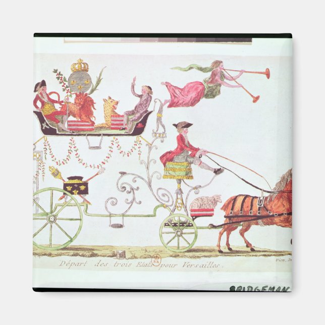 Departure of the Three Orders for Versailles Magnet (Front)