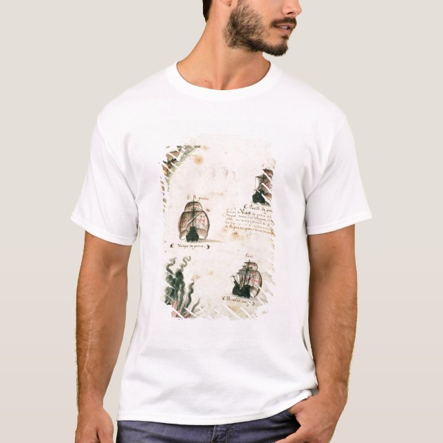 Departure of Vasco da Gama T-Shirt (Front)