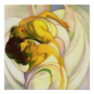 Departure To Another World Abstract Art Poster