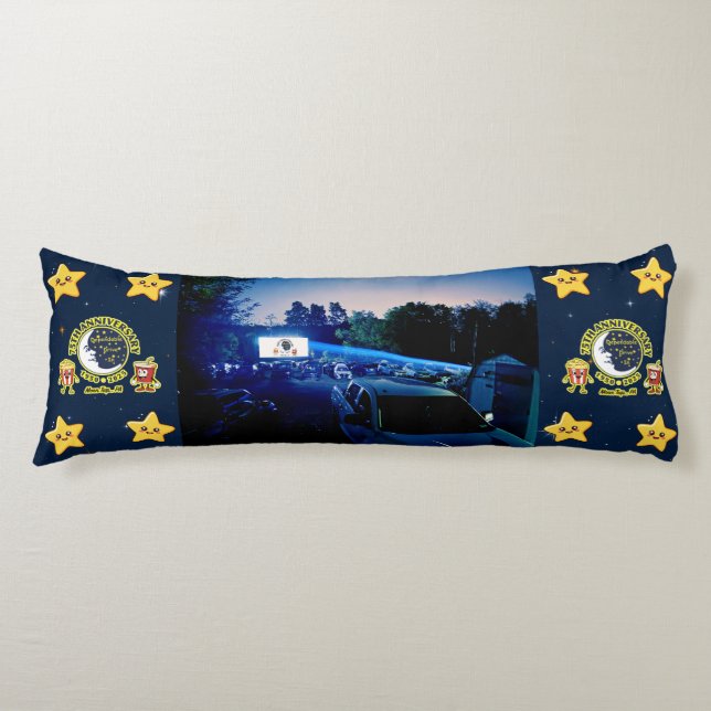 Dependable Drive In 75th Anniversary Body Pillow (Front)