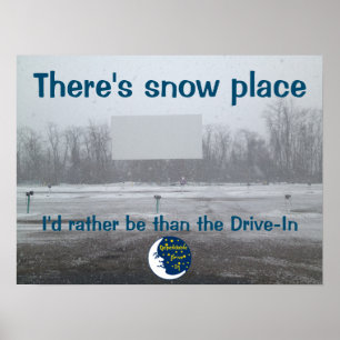 Dependable Drive In Winter Picture Poster