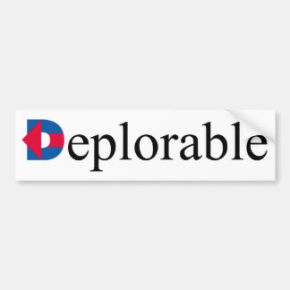 Deplorable Bumper Sticker