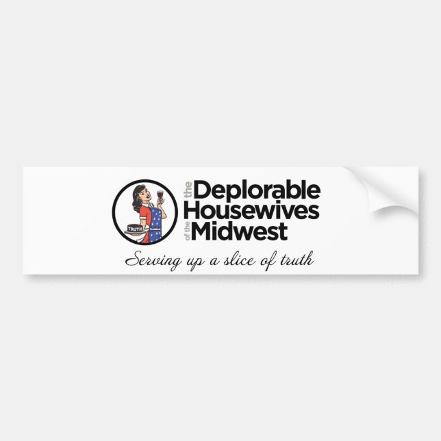 Deplorable Housewives of the Midwest BumperSticker Bumper Sticker (Front)