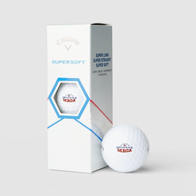 Deplorable MAGA Golf Balls (Packaging)