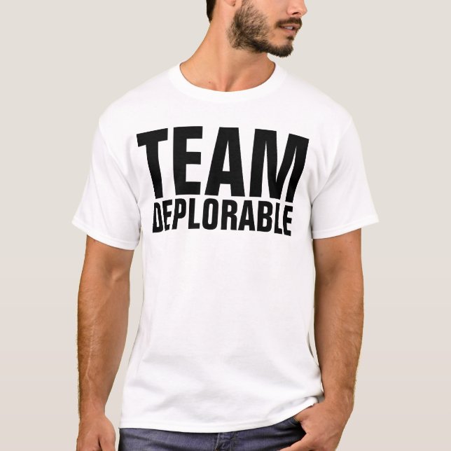 DEPLORABLE, TRUMP t-shirts (Front)