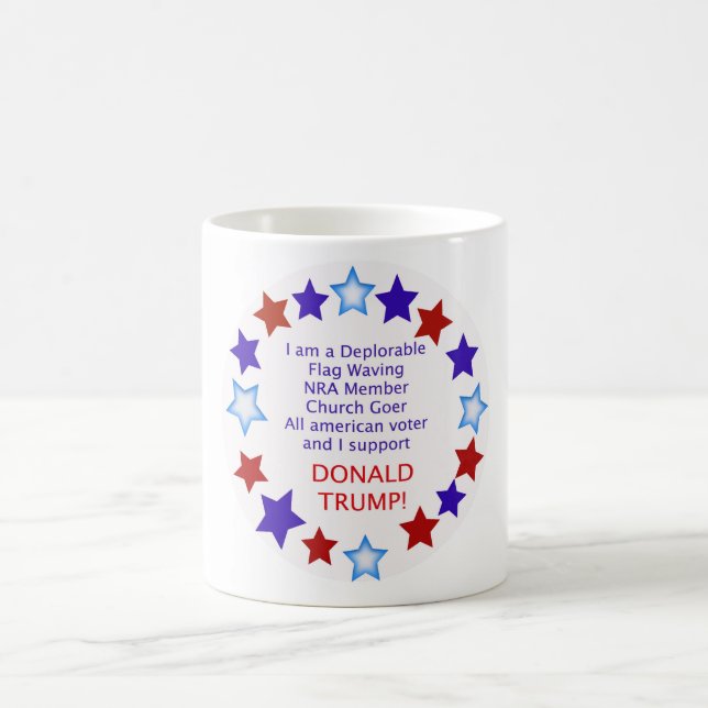 Deplorable Trump Voter Cup Mug (Center)
