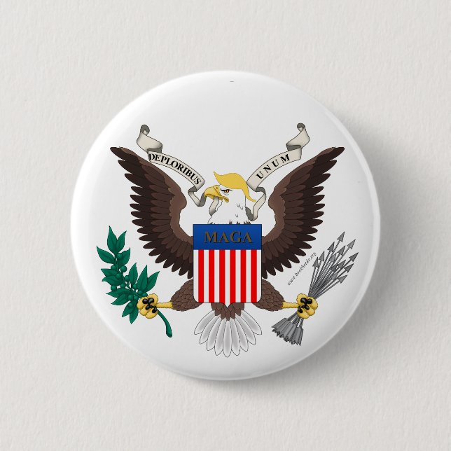 Deploribus Unum! Button (Front)