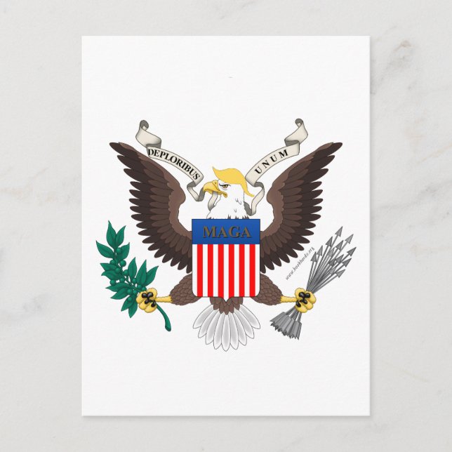Deploribus Unum! Postcard (Front)