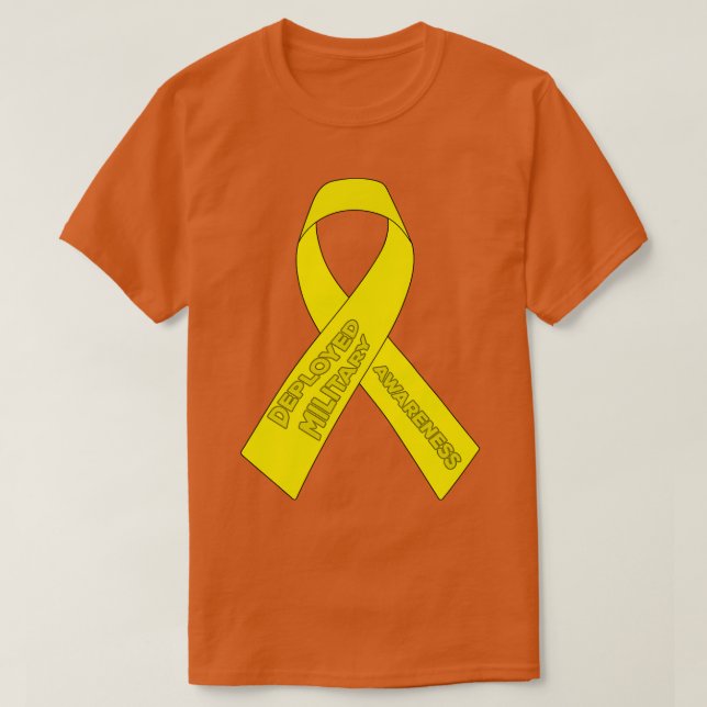 Deployed Military Awareness T-Shirt (Design Front)