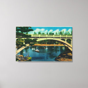 Depoe Bay and Bridge, OregonDepoe Bay, OR Canvas Print