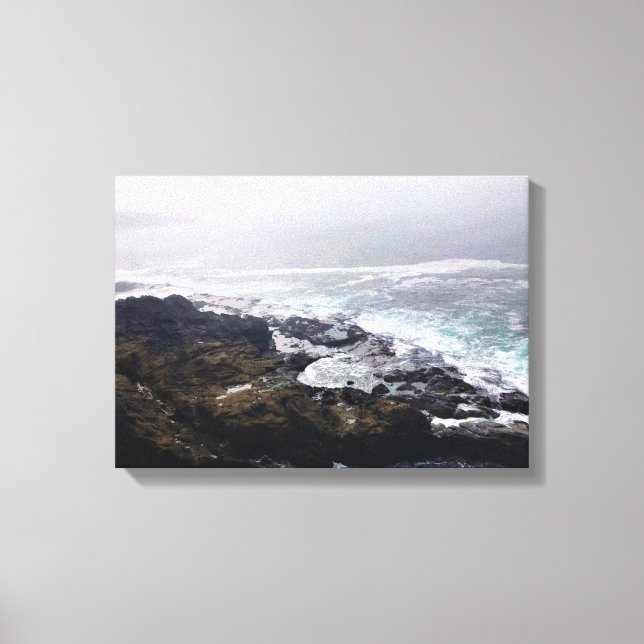 Depoe Bay, Oregon Canvas Print (Front)