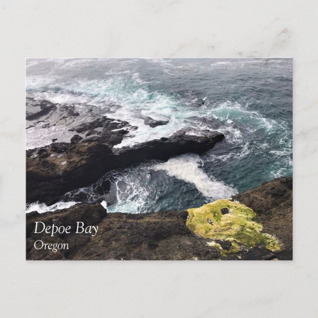 Depoe Bay, Oregon Postcard (Front)
