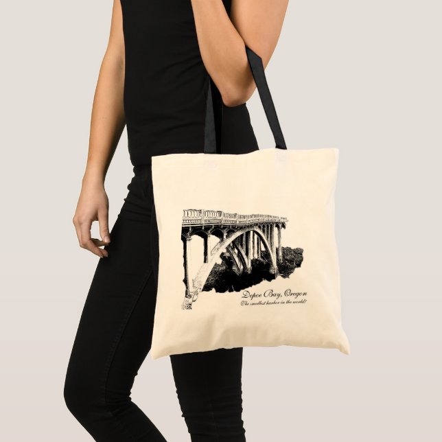 Depoe Bay Oregon Tote Bag (Front (Product))