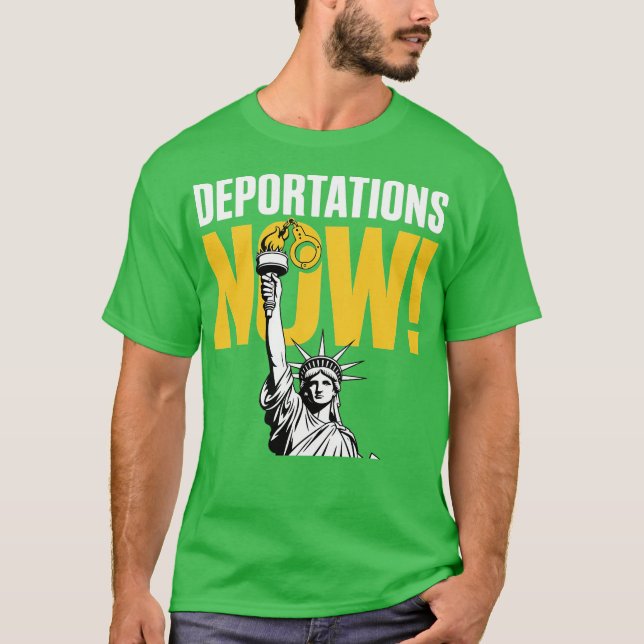DEPORTATIONS NOW T-Shirt (Front)