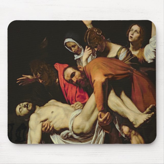 Deposition, 1602-4 (oil on canvas) mouse pad (Front)