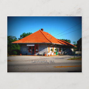 DEPOT - Lavonia, Georgia Postcard