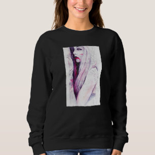 Depressed Girl Sad Women Depression Mental Health Sweatshirt
