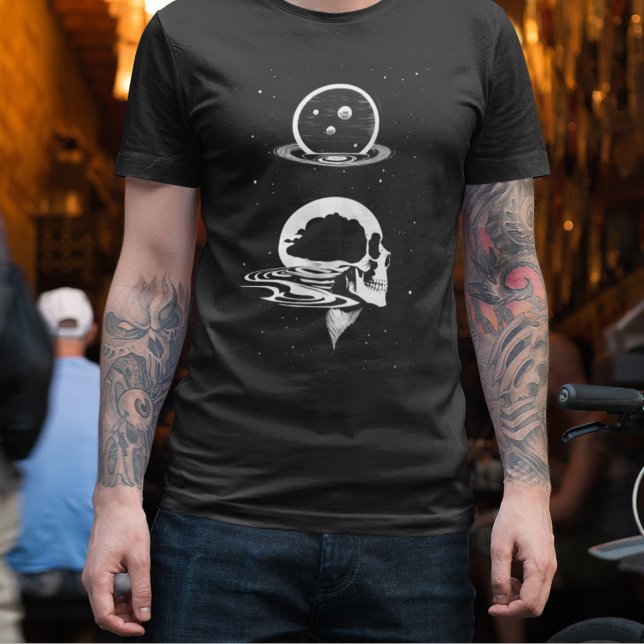 Depressed Space Skull. Mind Lost in the Infinite T-Shirt (Creator Uploaded)