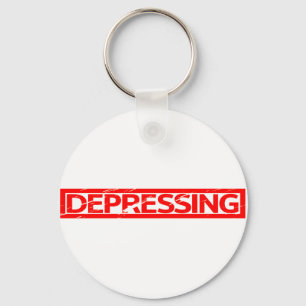 Depressing Stamp Key Ring