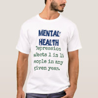 Depression Affects 1 In 10 - Mental Health Quote