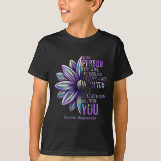 Depression And Suicide Prevention Awareness Person T-Shirt