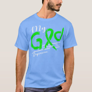 Depression Awareness My God Is Stronger In This Fa T-Shirt