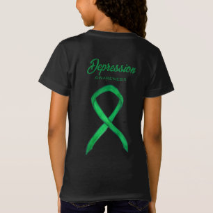 Depression Awareness Ribbon Art Custom Art Shirts