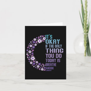 Depression Awareness Suicide Prevention 14 Card