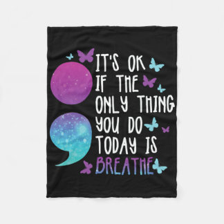 Depression Awareness Suicide Prevention 15  Fleece Blanket