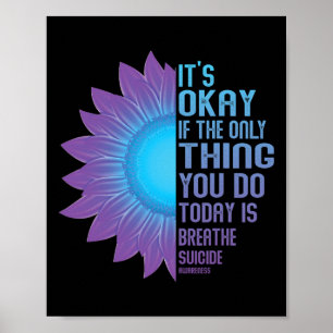 Depression Awareness Suicide Prevention 6  Poster