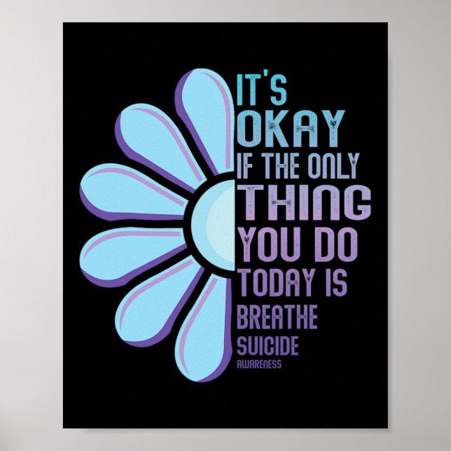 Depression Awareness Suicide Prevention 8  Poster (Front)
