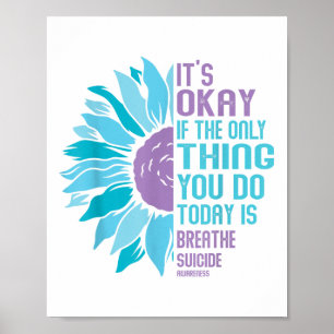 Depression Awareness Suicide Prevention Poster