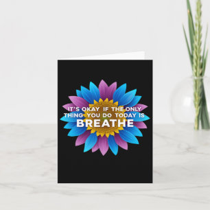 Depression Awareness Suicide Prevention Purple  Card