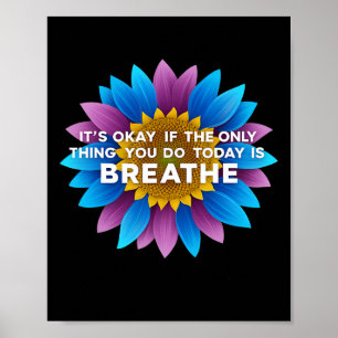 Depression Awareness Suicide Prevention Purple  Poster