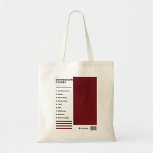 Depression Cherry Beach House Tracklist Tote Bag