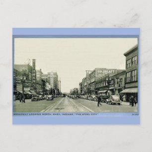 Depression-era Gary, Indiana Postcard