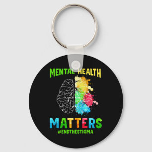 Depression Mental Health Awareness End The Stigma Key Ring