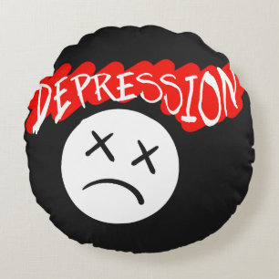 Depression  round cushion