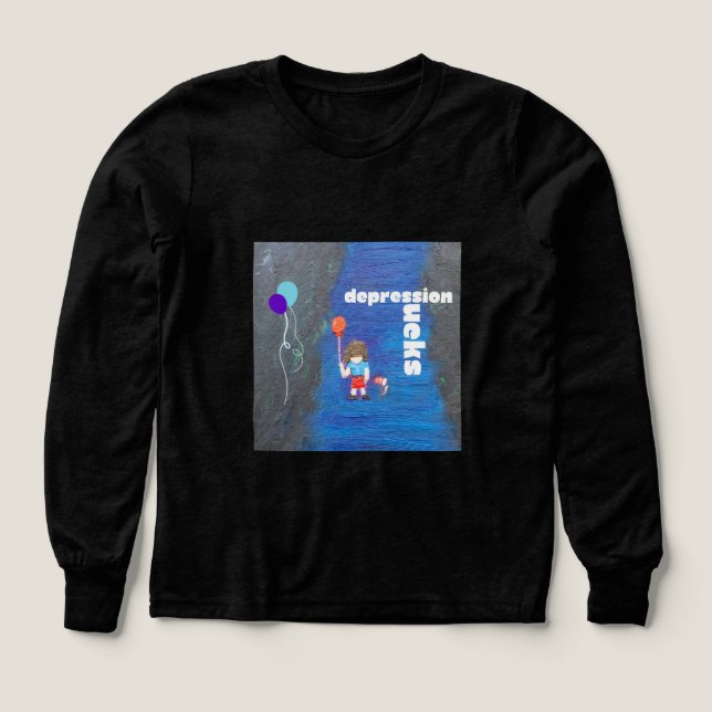 Depression Sucks Pull-over (Design Front)