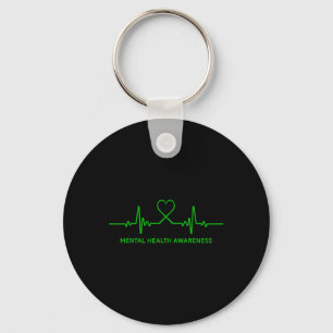 Depression Suicide Mental Health Awareness Tee Gif Key Ring