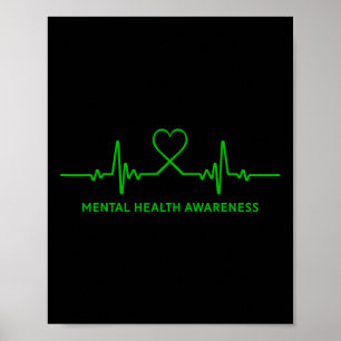 Depression Suicide Mental Health Awareness Tee Gif Poster
