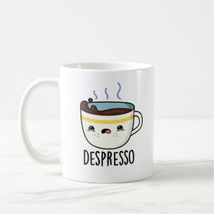 Depresso Funny Sad Espresso Coffee Pun Mug