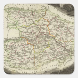 Dept About Hand and Dormouse Square Sticker