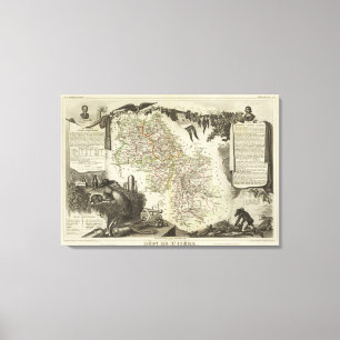 Dept About L'Isere Canvas Print