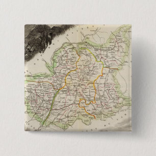 Dept About Low Alps 15 Cm Square Badge