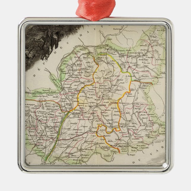 Dept About Low Alps Metal Tree Decoration (Front)