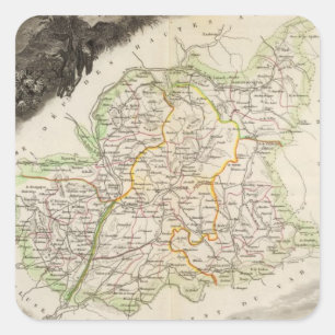 Dept About Low Alps Square Sticker